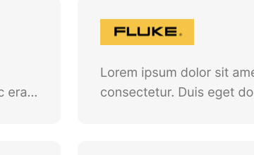 بطاقة ماركة Fluke